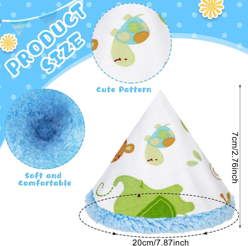 ShinyMatch 20 Pcs Velvet Pee Shield for Baby Boy Pee Cover Diaper Changing Accessory Reusable Cap Strong Water Absorption Shield for Newborn Gift - Image 2